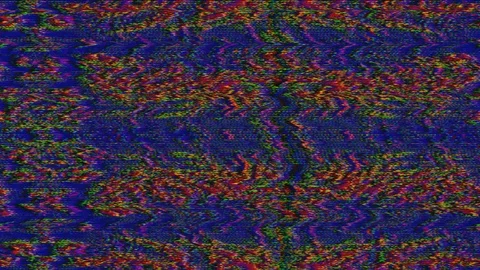 Computer error effect neon cyberpunk psychedelic holographic background Stock Footage 121405946