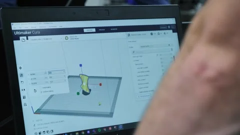 Computer Factory 3D Print 02 Stock Footage 273498172