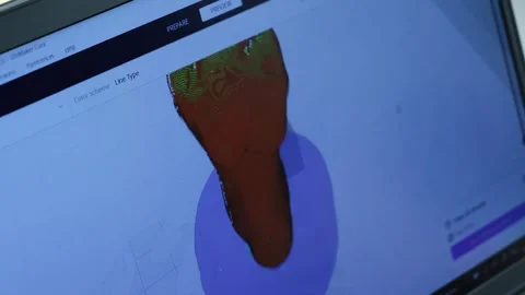 Computer Factory 3D Print Stock Footage 273498169