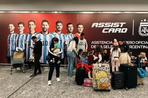 Computer failure causes flight delays in Buenos Aires, Argentina - 31 Jul 2024 Stock Photos