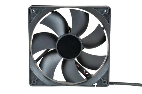Computer fan isolated on white background Stock Photos