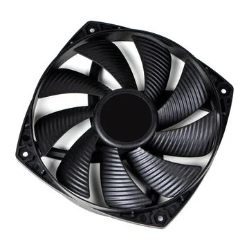 Computer fan isolated on a white background Stock Photos