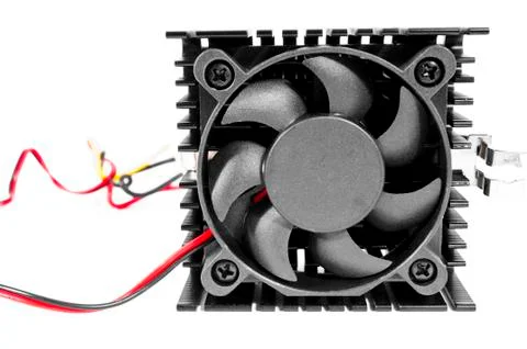 Computer fan Foto stock
