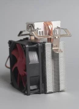 Computer fan processor cooler Stock Photos