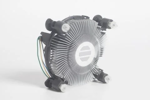 Computer fan processor cooler Stock Photos