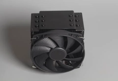 Computer fan processor cooler Stock Photos