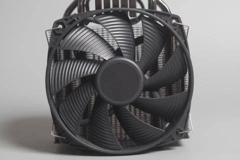 Computer fan processor cooler Stock Photos