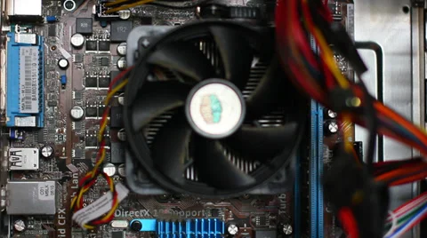 Computer fan working Stock Footage 32351573