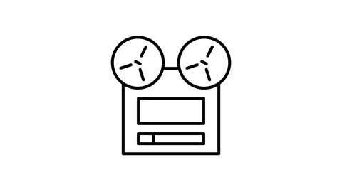 A computer featuring two white cooling fans on its exterior. Stock Footage 333233585