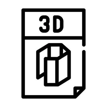 Computer file for printing on printer line icon vector illustration Stock Illustration