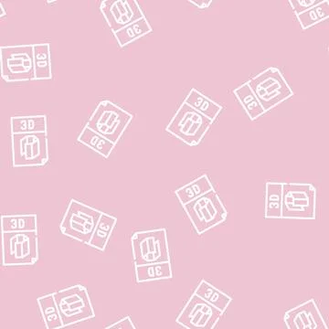 Computer file for printing on printer line vector seamless pattern Stock Illustration