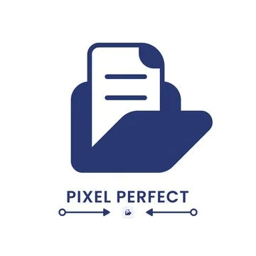 Computer files folder black solid desktop icon 스톡 일러스트