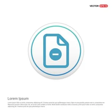 Computer Files Icons - white circle button 스톡 일러스트