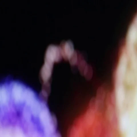 From computer  fireworks colors festive concept0   013 MOV Video stock 69493641