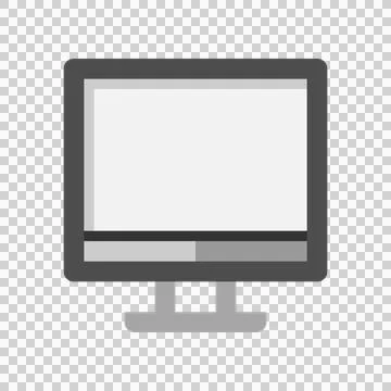Computer flat icons. symbol technology work equipment in a stylish Illustrazione stock