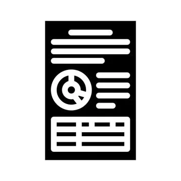 Computer folder glyph icon vector illustration Stock Illustration