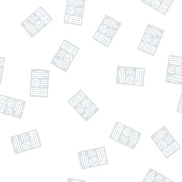 Computer folder glyph vector seamless pattern Stock Illustration