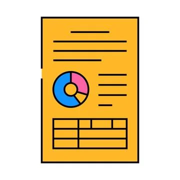 Computer folder icon color illustration Illustrazione stock