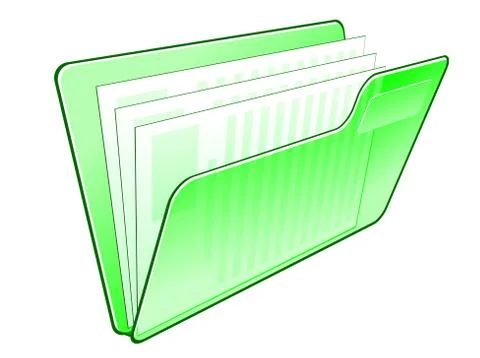 Computer folder icon Stock Illustration