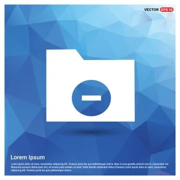 Computer Folder Icon 스톡 일러스트