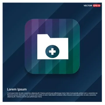 Computer Folder Icon 스톡 일러스트