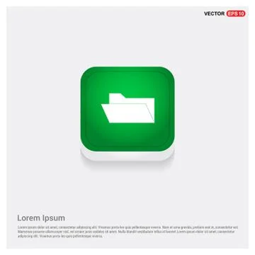 Computer Folder Icon Stock Illustration