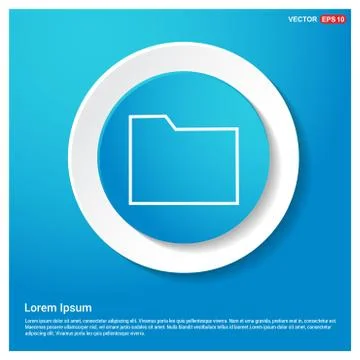 Computer Folder Icon Stock Illustration