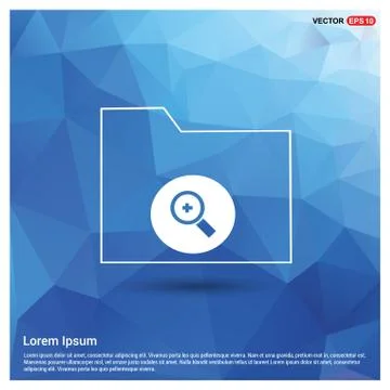 Computer Folder Icon Stock Illustration