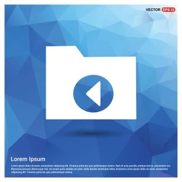 Computer Folder Icon Stock Illustration