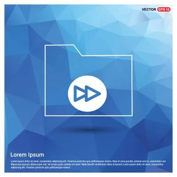 Computer Folder Icon Illustrazione stock