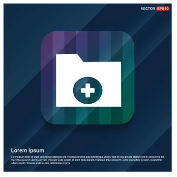 Computer Folder Icon Stock Illustration