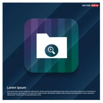 Computer Folder Icon Illustrazione stock