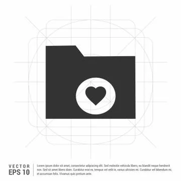 Computer Folder Icon Stock Illustration