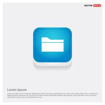 Computer Folder Icon Stock Illustration