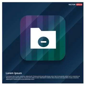 Computer Folder Icon 스톡 일러스트