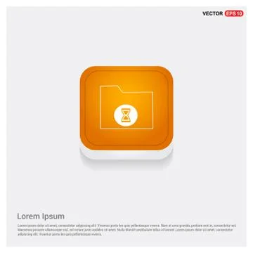 Computer Folder Icon Illustrazione stock