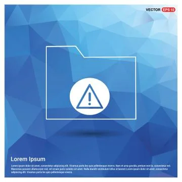 Computer Folder Icon 스톡 일러스트