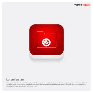 Computer Folder Icon Stock Illustration