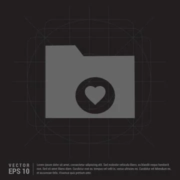 Computer Folder Icon Stock Illustration