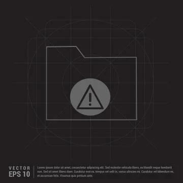 Computer Folder Icon Stock Illustration