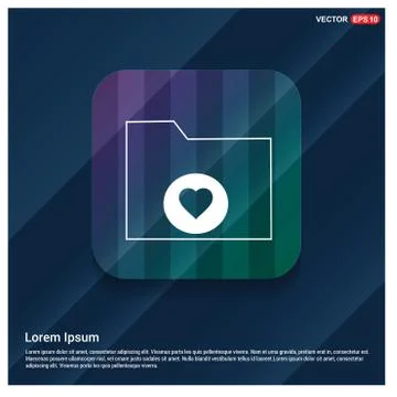 Computer Folder Icon Stock Illustration