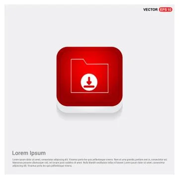 Computer Folder Icon Stock Illustration