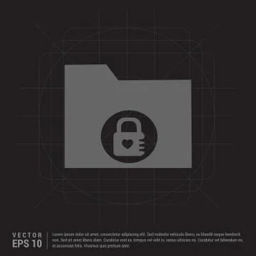 Computer Folder Icon Stock Illustration
