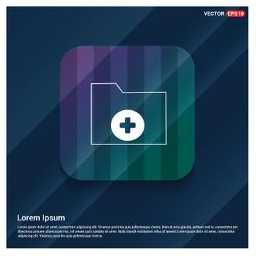 Computer Folder Icon Stock Illustration