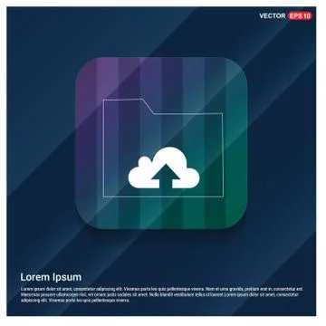 Computer Folder Icon Stock Illustration