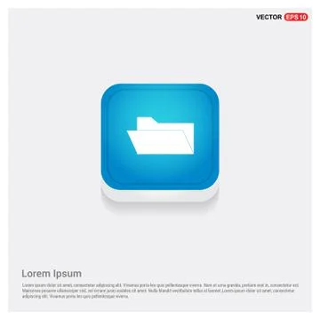 Computer Folder Icon Stock Illustration