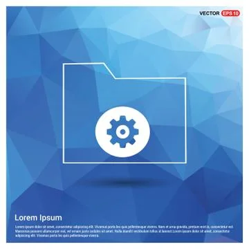 Computer Folder Icon Stock Illustration