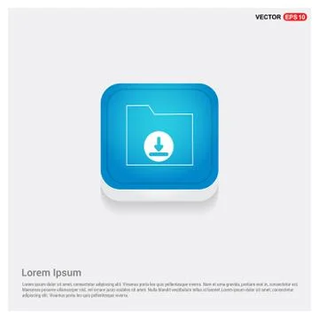 Computer Folder Icon 스톡 일러스트