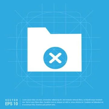 Computer Folder Icon Stock Illustration