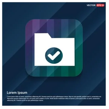 Computer Folder Icon 스톡 일러스트